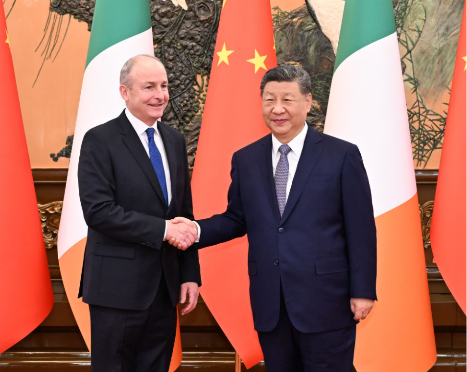 习近平会见爱尔兰总理马丁