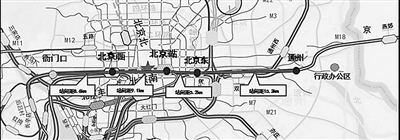 北京市郊铁路城市副中心线年底开通
