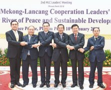 李克强出席澜沧江—湄公河合作第二次领导人会议