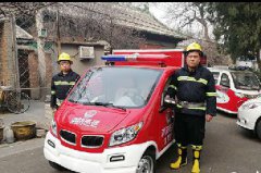 朝阳门街道斥资9万余元为微型消防站配置微型消防车