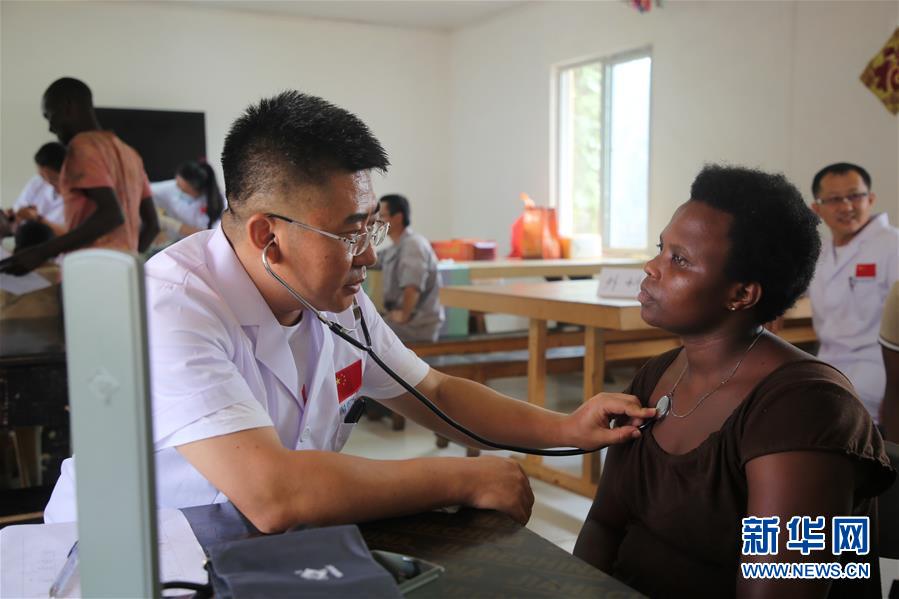 （XHDW）（1）中国援卢旺达医疗队到中国援建项目义诊