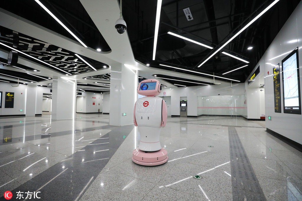 上海地铁13号线二、三期即将通车 机器人、巨大导乘屏看点多多【3】