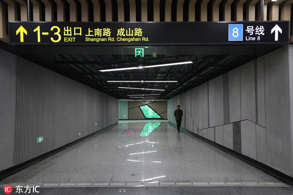 上海地铁13号线二、三期即将通车 机器人、巨大导乘屏看点多多【5】