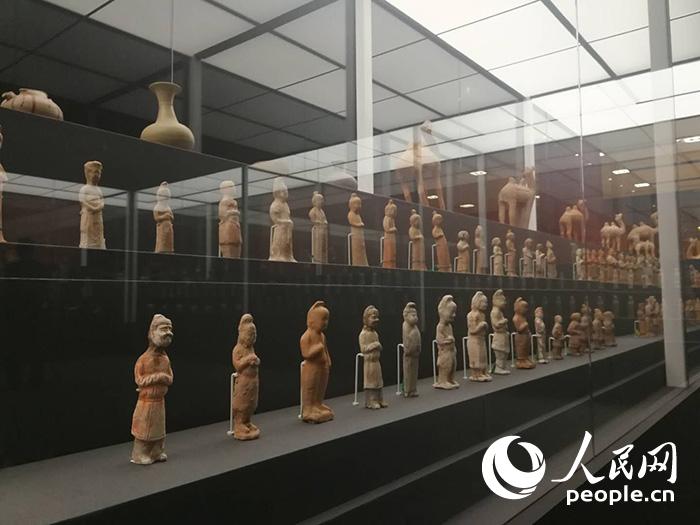 意大利返还中国流失文物展览现场展出的展品 摄影：余冠辰